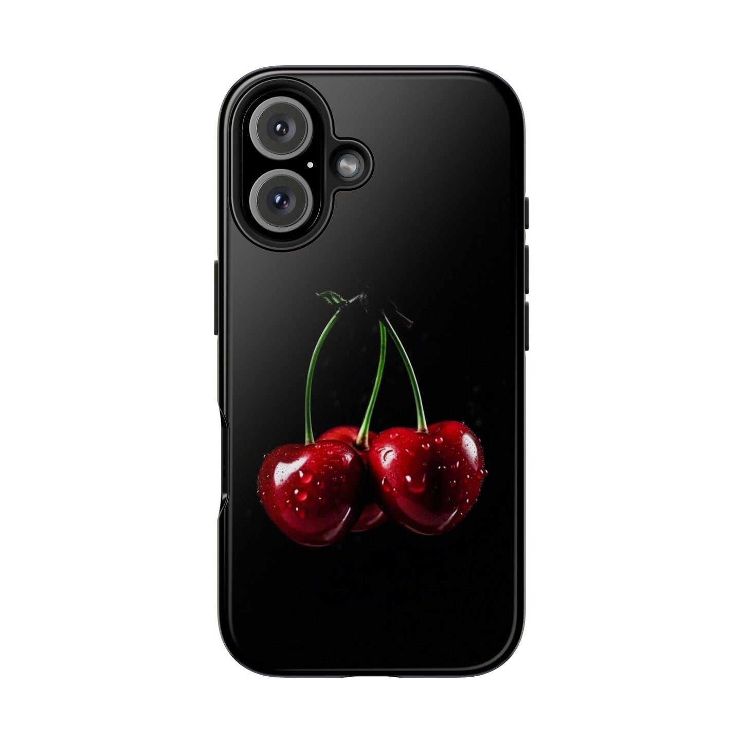 Cherry Splash Tough Phone Case - Durable, Stylish Protection
