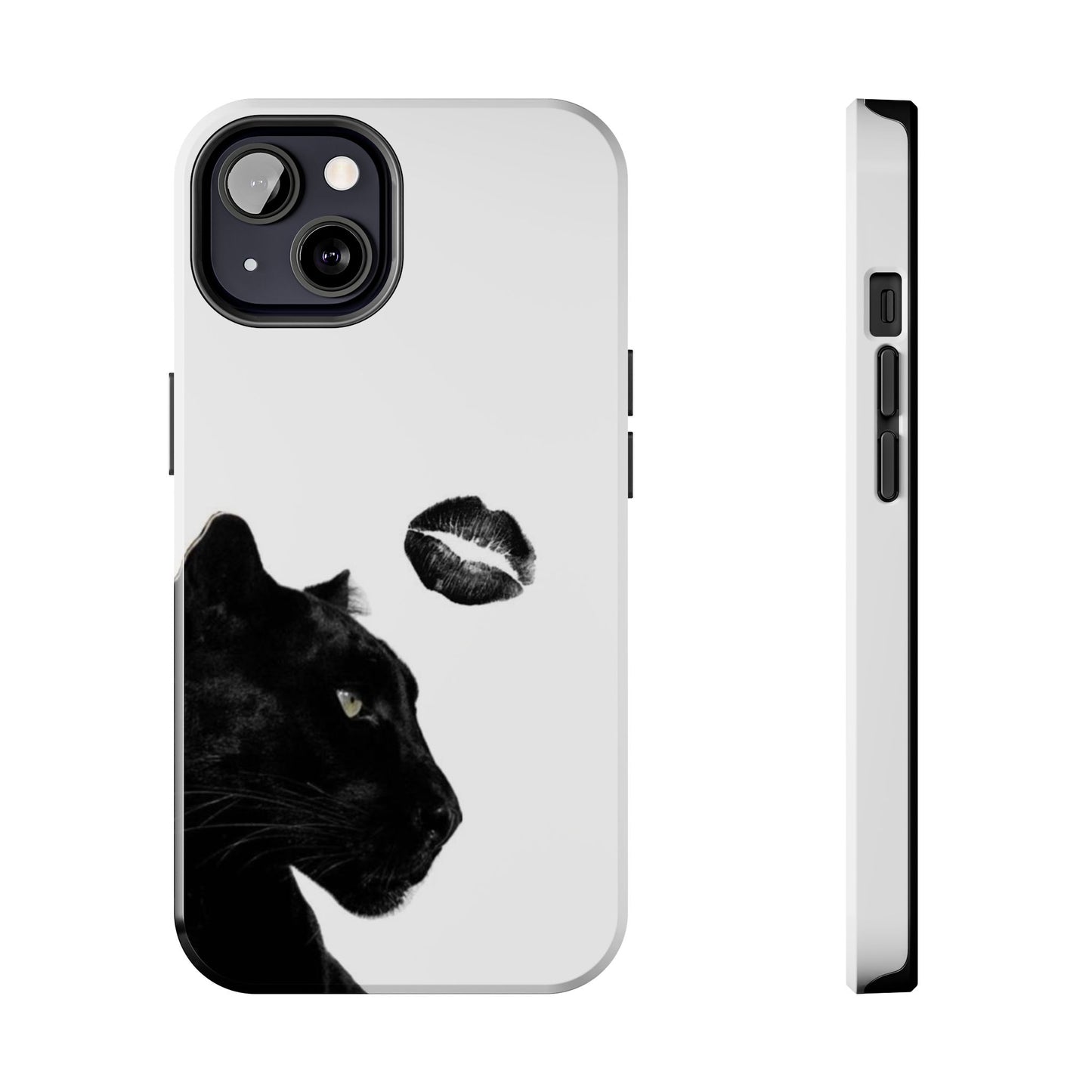 Elegant Panther Design Tough Phone Case - Stylish Protection for Animal Lovers