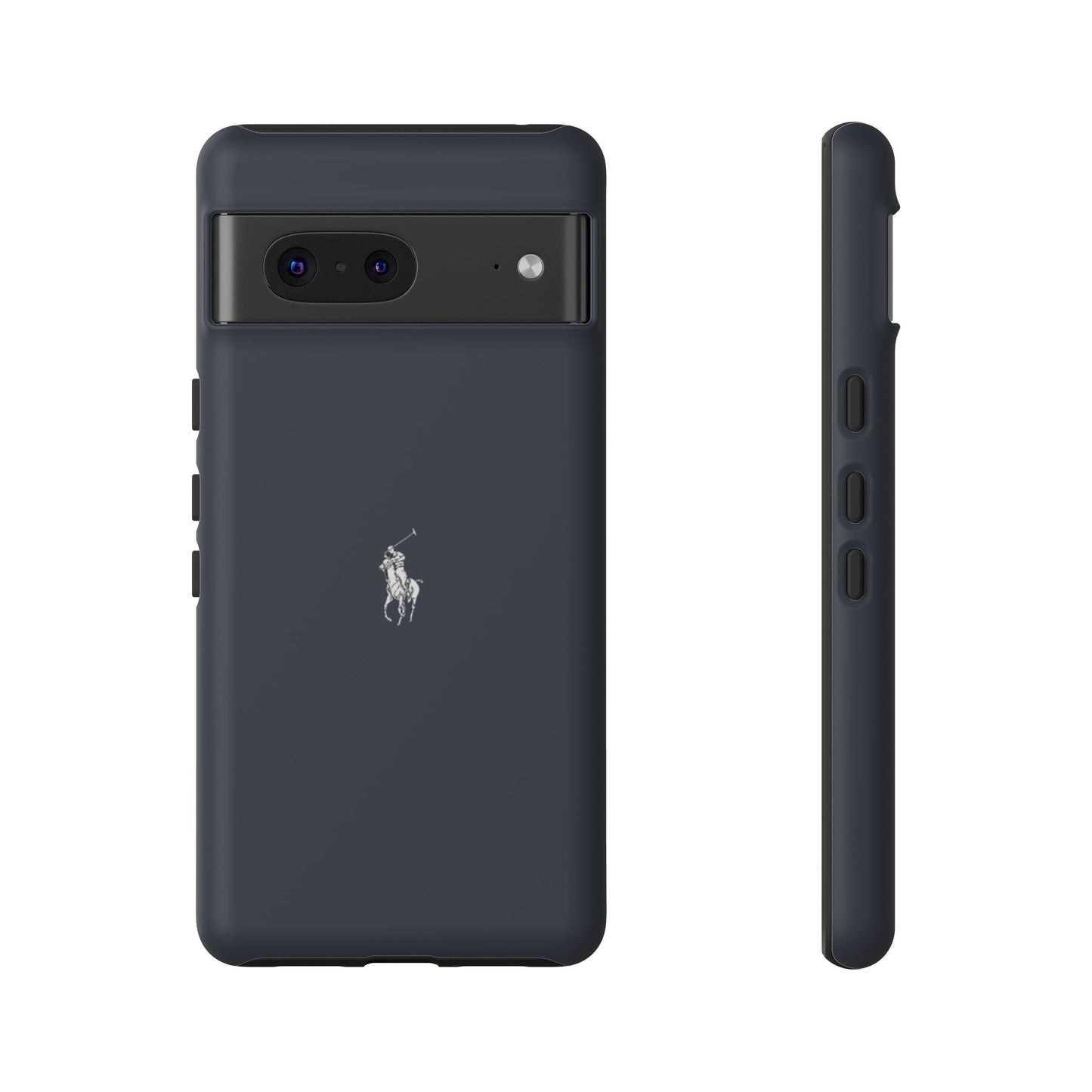 Navy Polo Logo Tough Phone Case — Slim Protective iPhone Cover