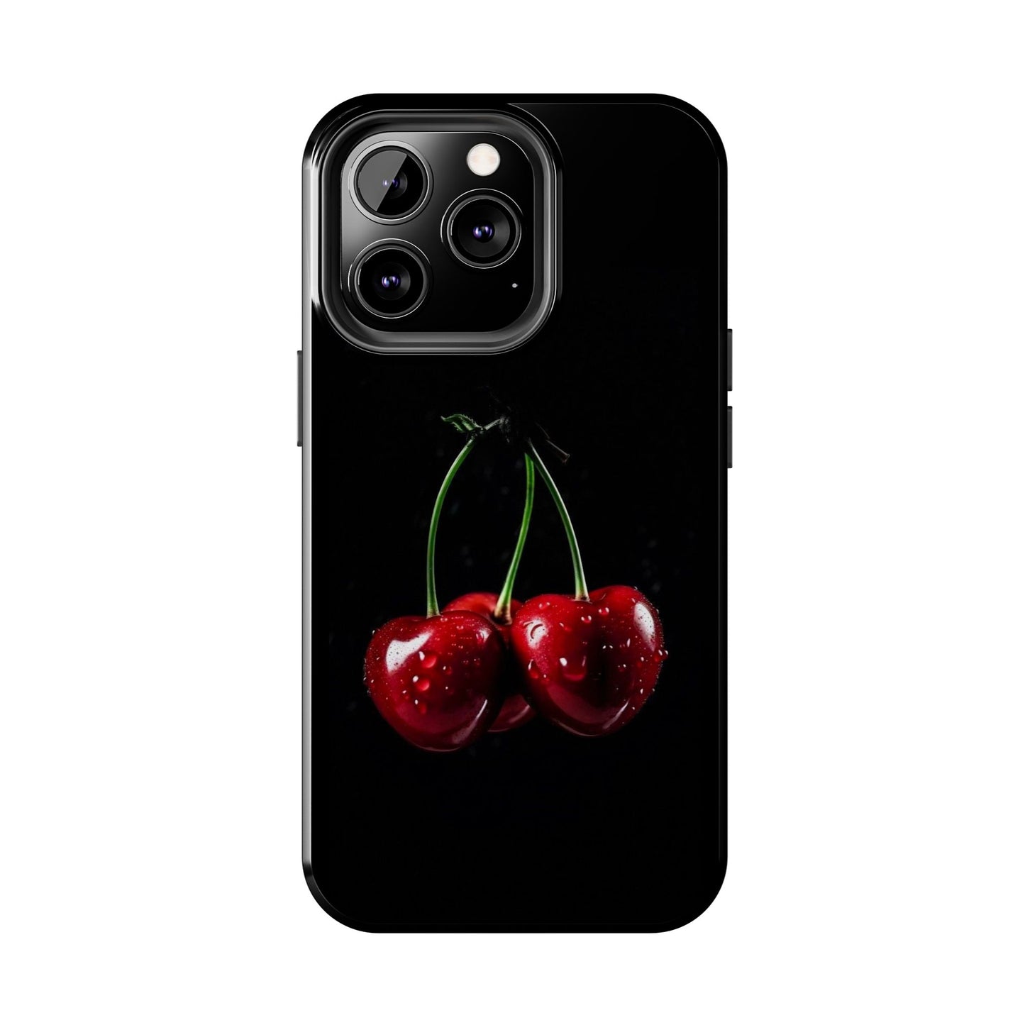 Cherry Splash Tough Phone Case - Durable, Stylish Protection