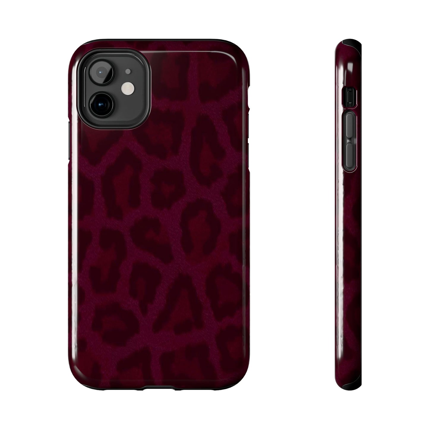 Chic Leopard Print Tough Phone Cases - Stylish Protection for Your Device