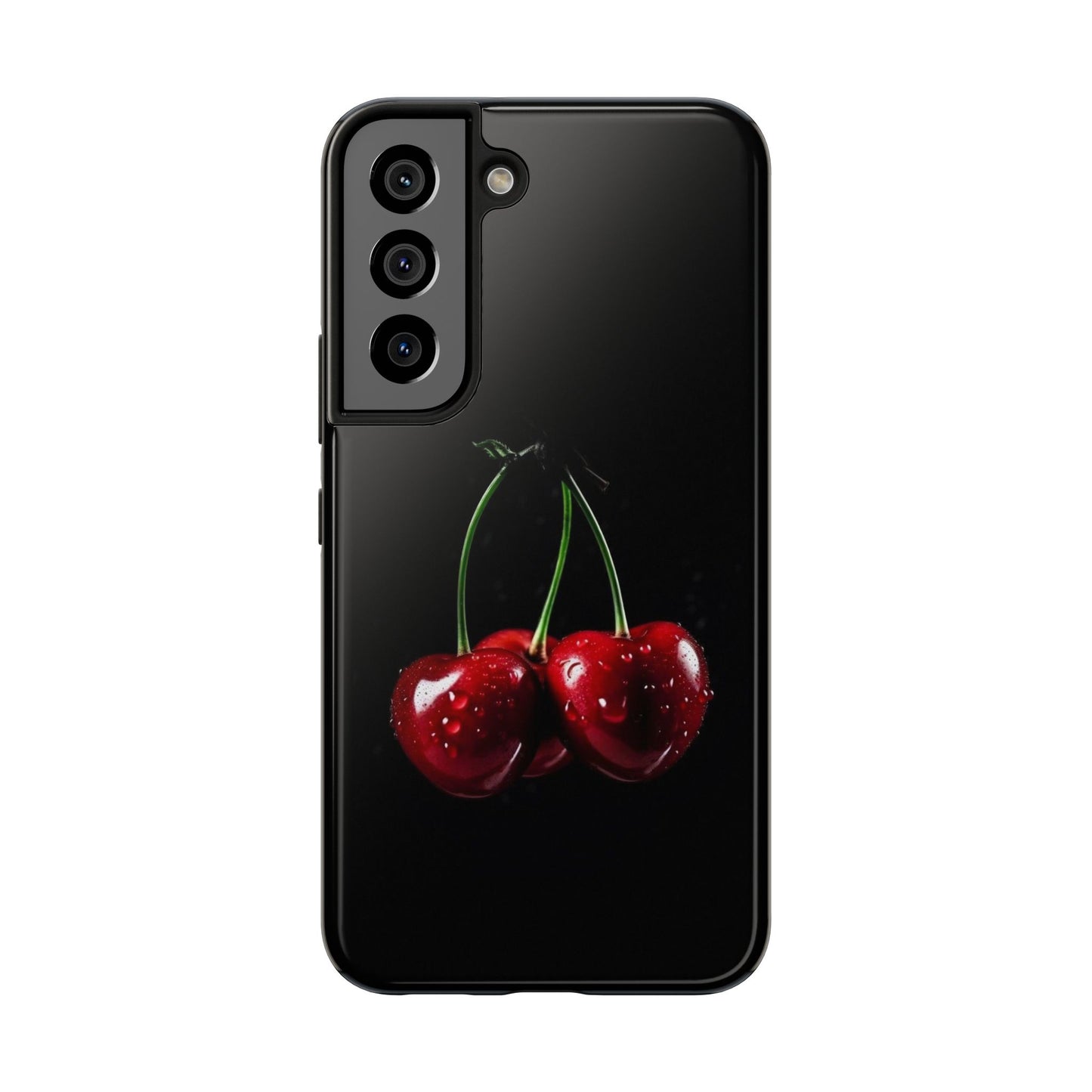 Cherry Splash Tough Phone Case - Durable, Stylish Protection