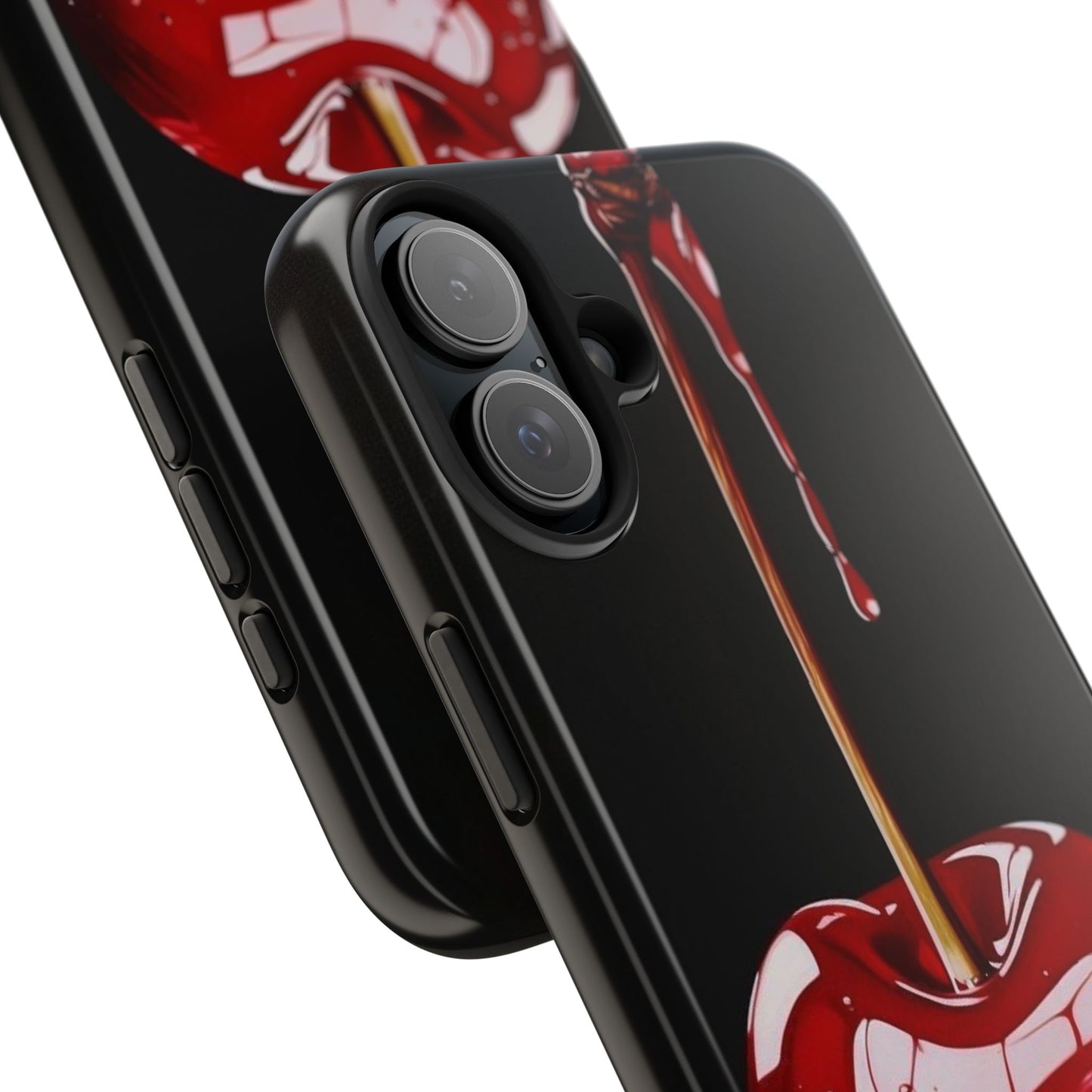 Dripping Cherry Tough Phone Case - Stylish Protection for Your Device
