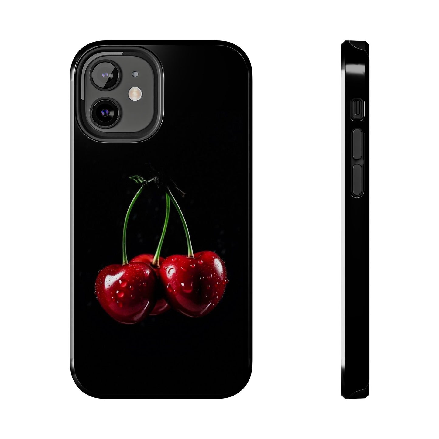 Cherry Splash Tough Phone Case - Durable, Stylish Protection