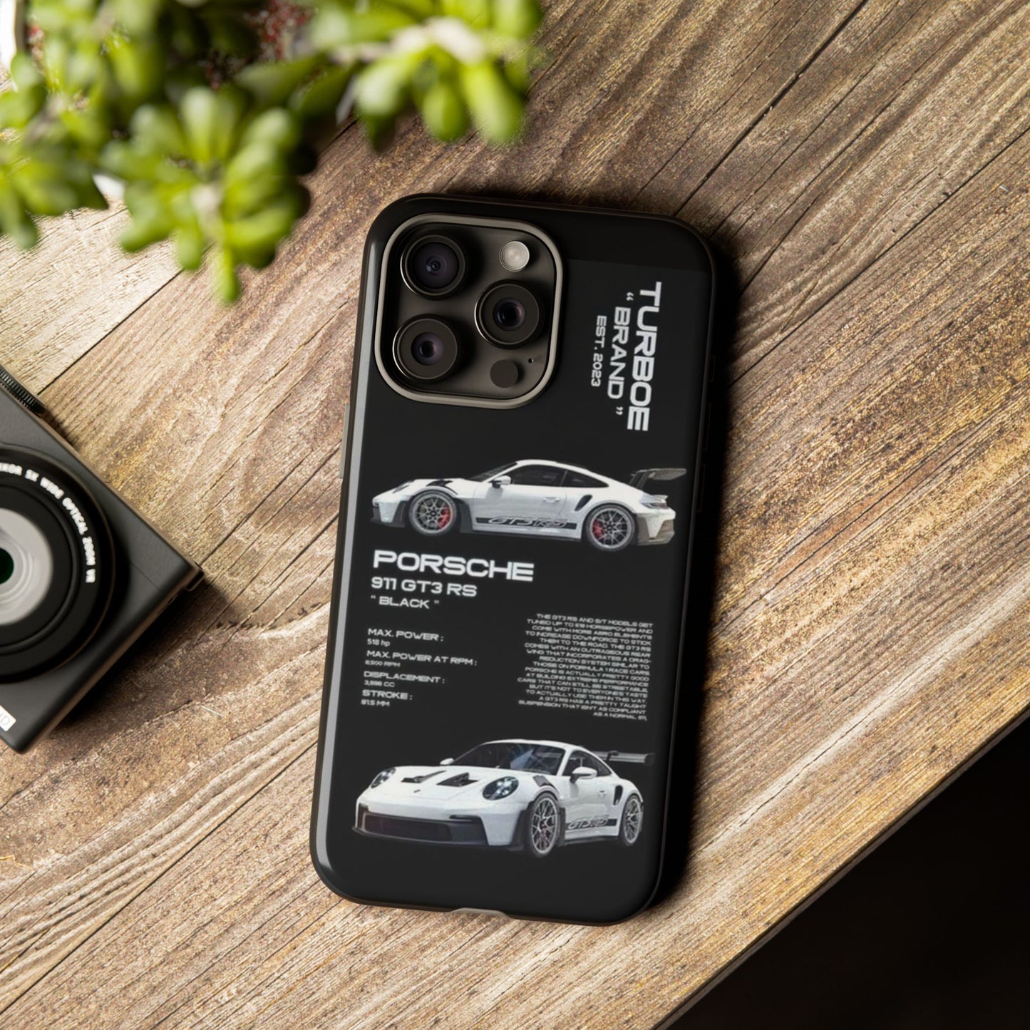 Porsche Phone Case, Tough Car Case, Automotive Gift, Racing Enthusiast Accessory, Stylish Smartphone Protection