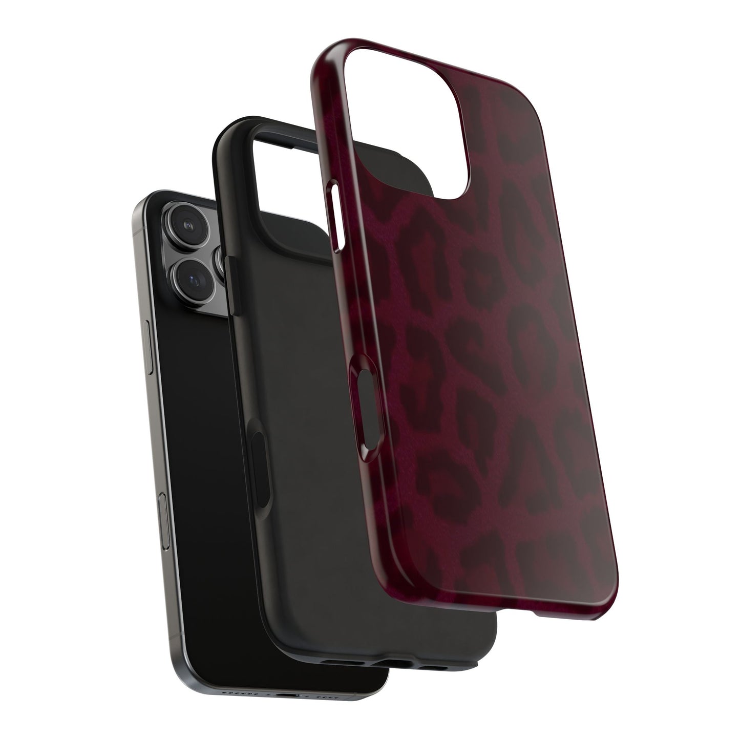 Chic Leopard Print Tough Phone Cases - Stylish Protection for Your Device