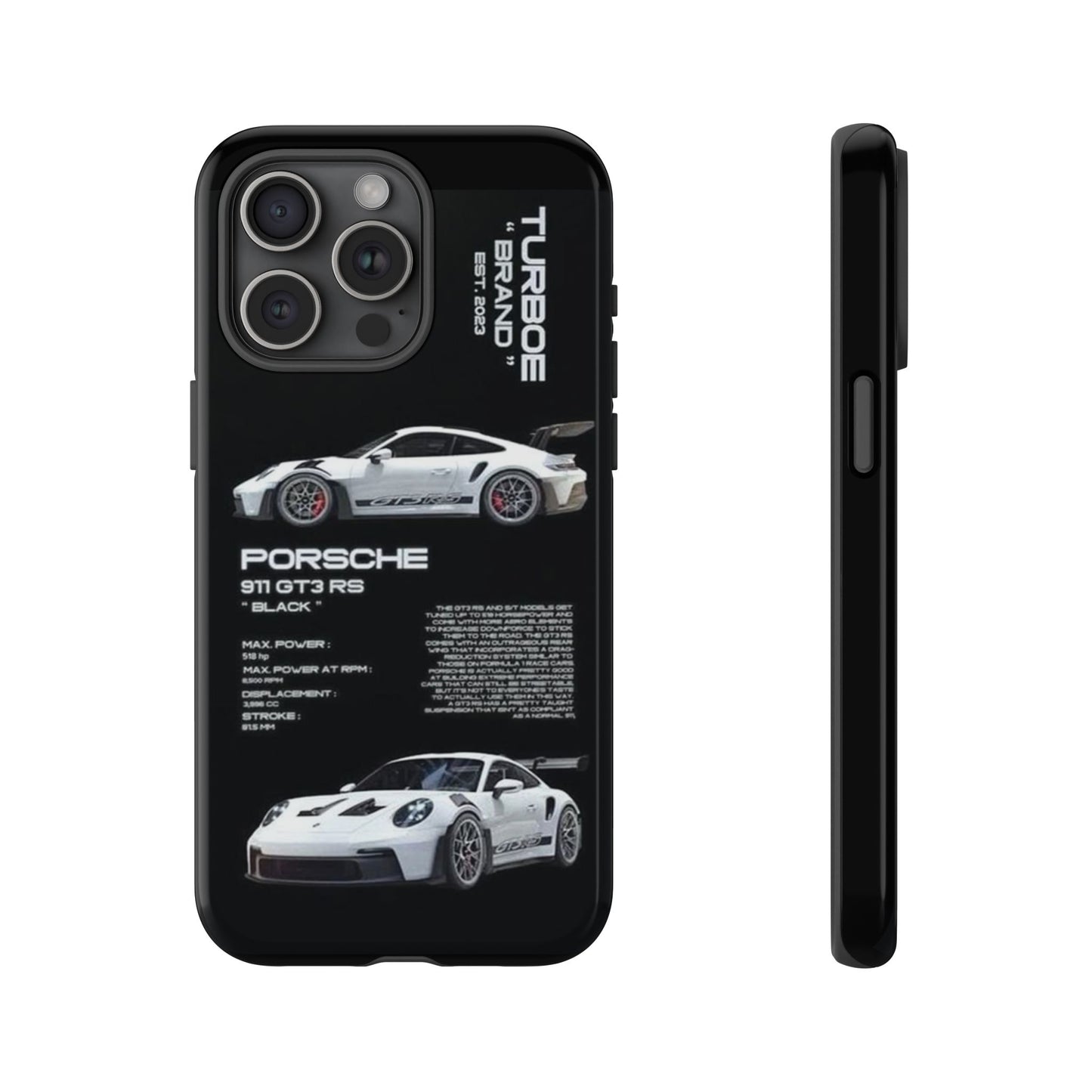 Porsche Phone Case, Tough Car Case, Automotive Gift, Racing Enthusiast Accessory, Stylish Smartphone Protection