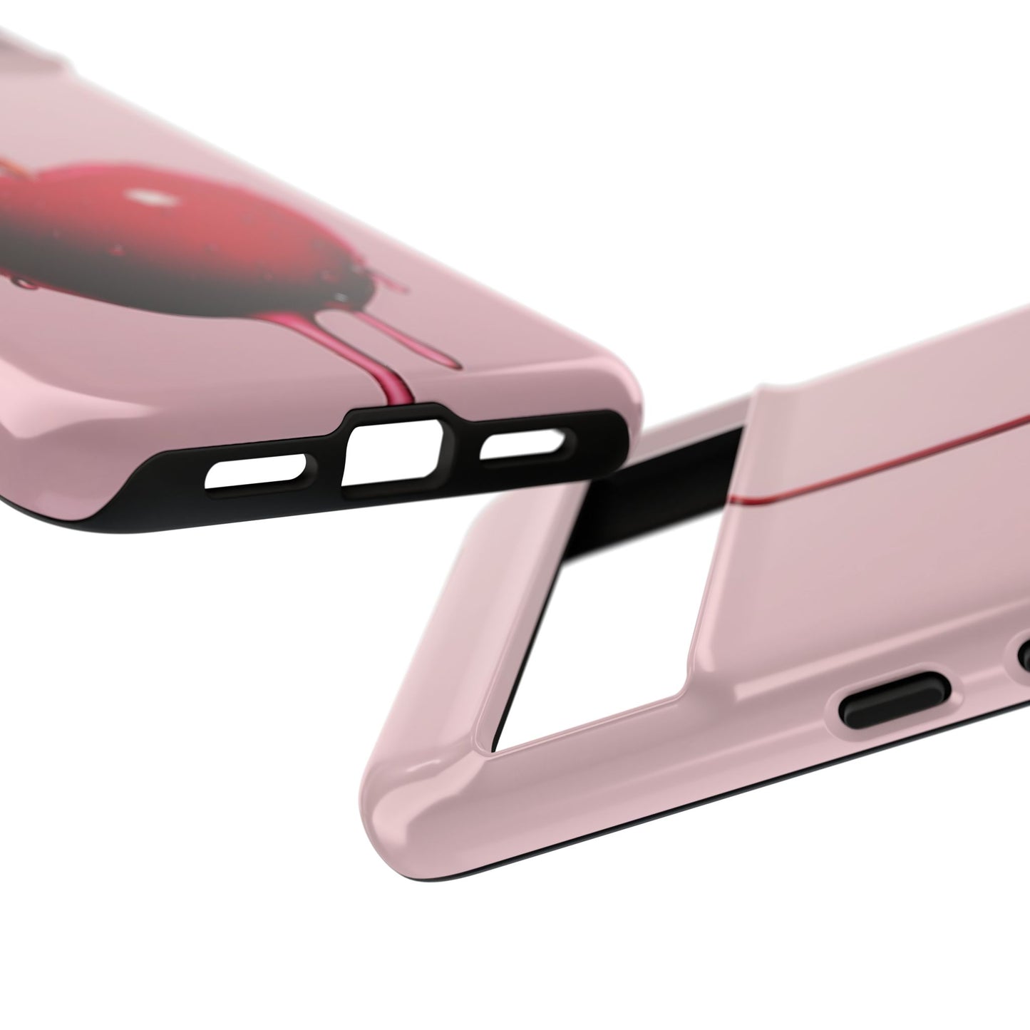 Cherry Drip Phone Case, Tough Phone Cover, Cute Cherry Accessory, Trendy Mobile Case, Kawaii Phone Case, Gift for Her