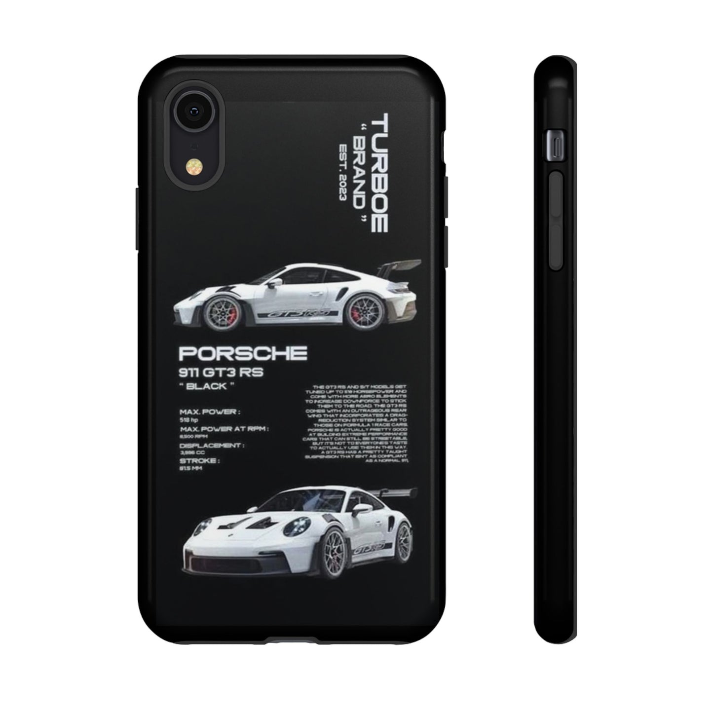 Porsche Phone Case, Tough Car Case, Automotive Gift, Racing Enthusiast Accessory, Stylish Smartphone Protection