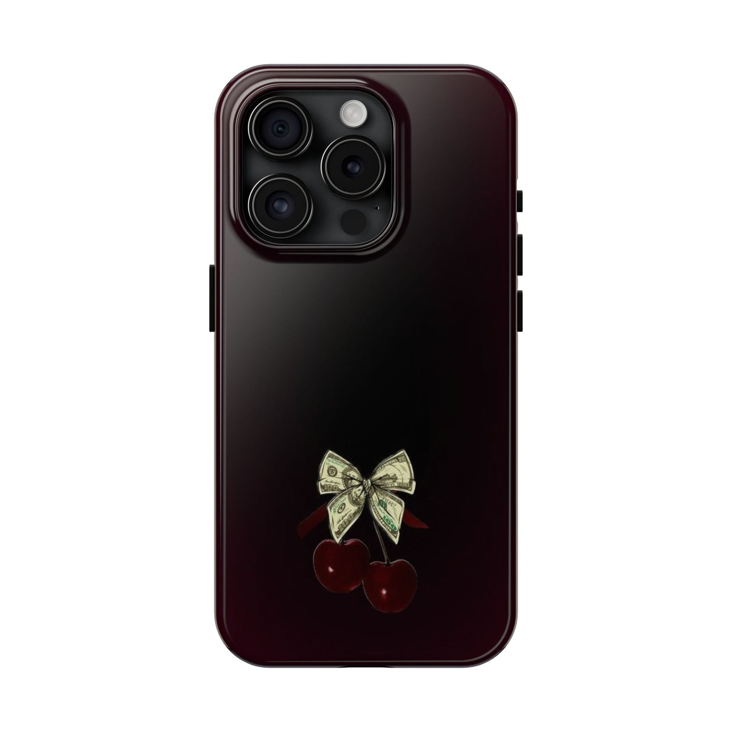 Cherry Bow Tough Phone Case - Stylish & Durable Protection