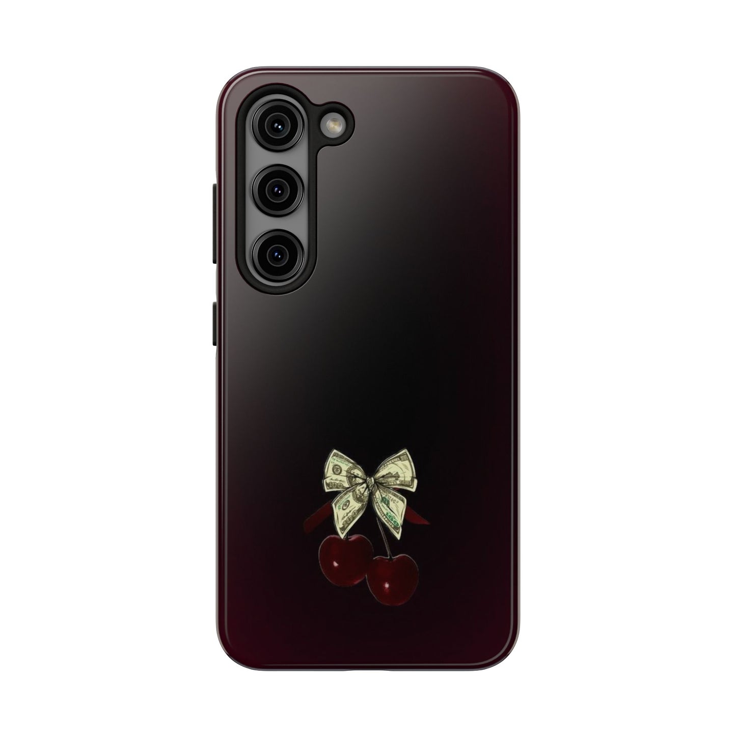 Cherry Bow Tough Phone Case - Stylish & Durable Protection