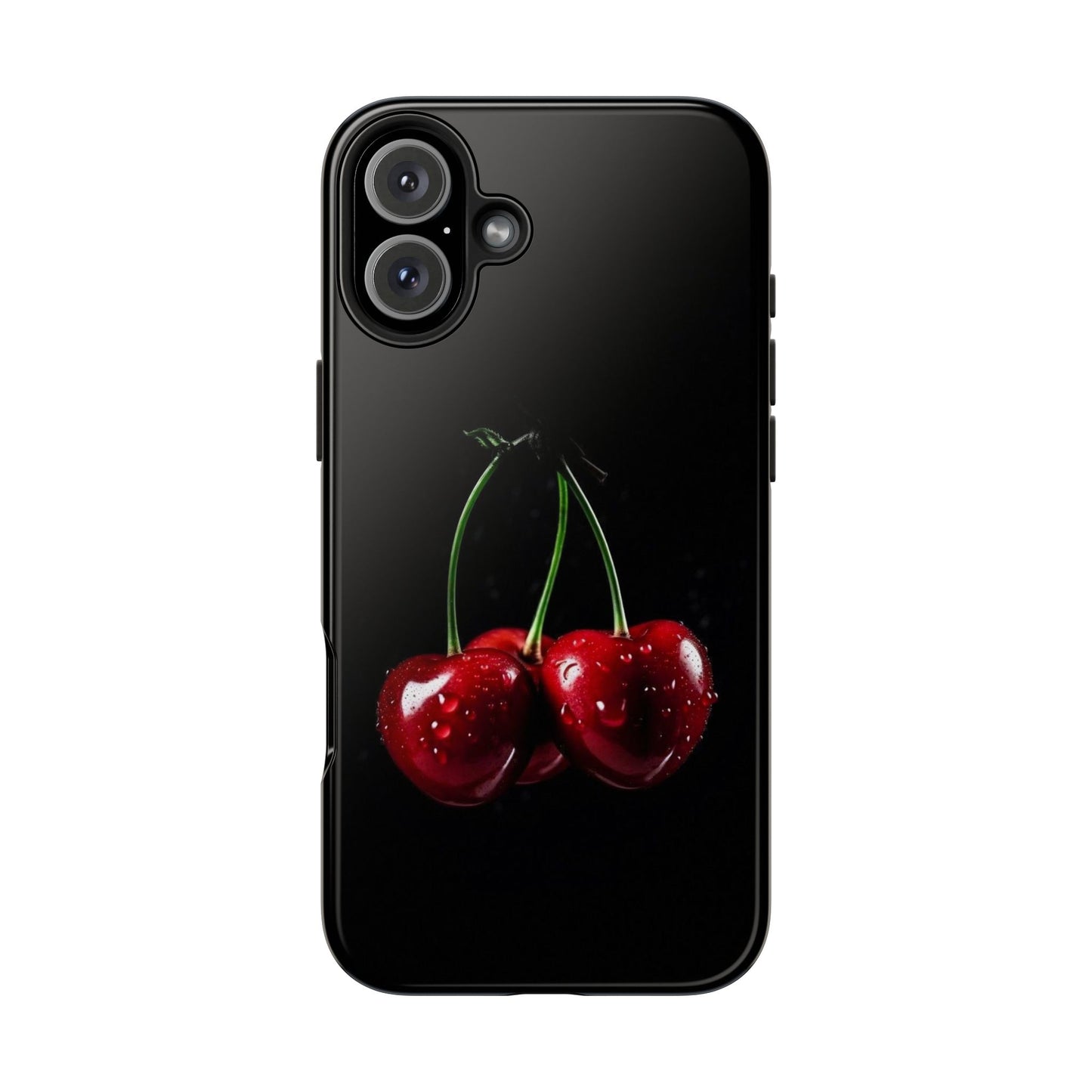Cherry Splash Tough Phone Case - Durable, Stylish Protection