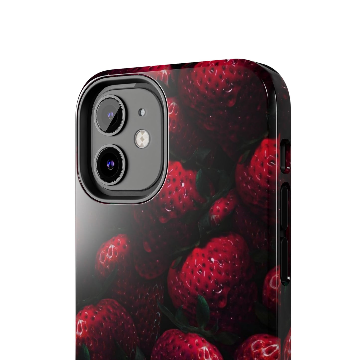 Berry Burst Tough Phone Case - Durable Protection with Strawberry Design