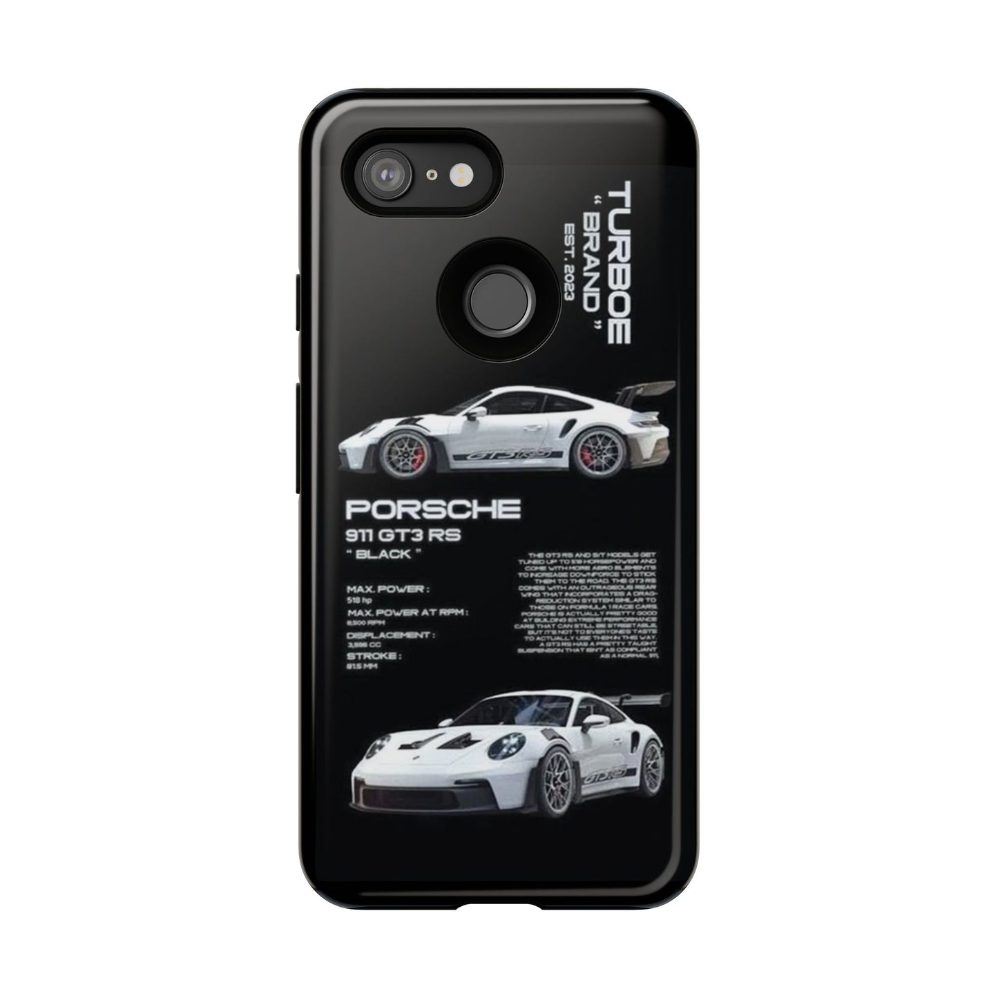 Porsche Phone Case, Tough Car Case, Automotive Gift, Racing Enthusiast Accessory, Stylish Smartphone Protection