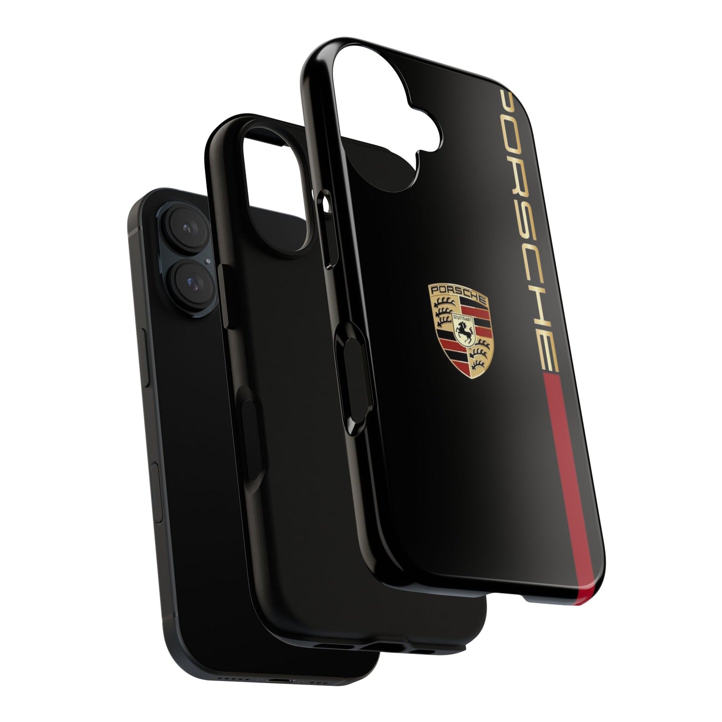 Porsche Tough Phone Case, Durable Car Lover Accessory, Protective Cover, Gift for Auto Enthusiasts, Racing Themed Phone Accessory