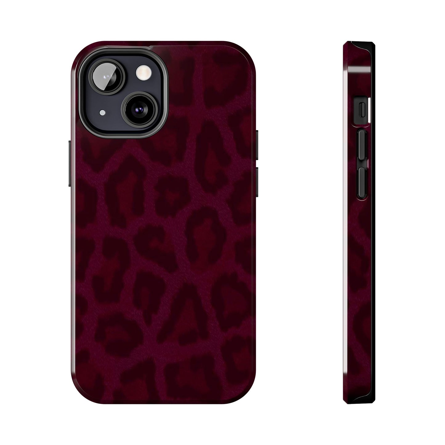 Chic Leopard Print Tough Phone Cases - Stylish Protection for Your Device