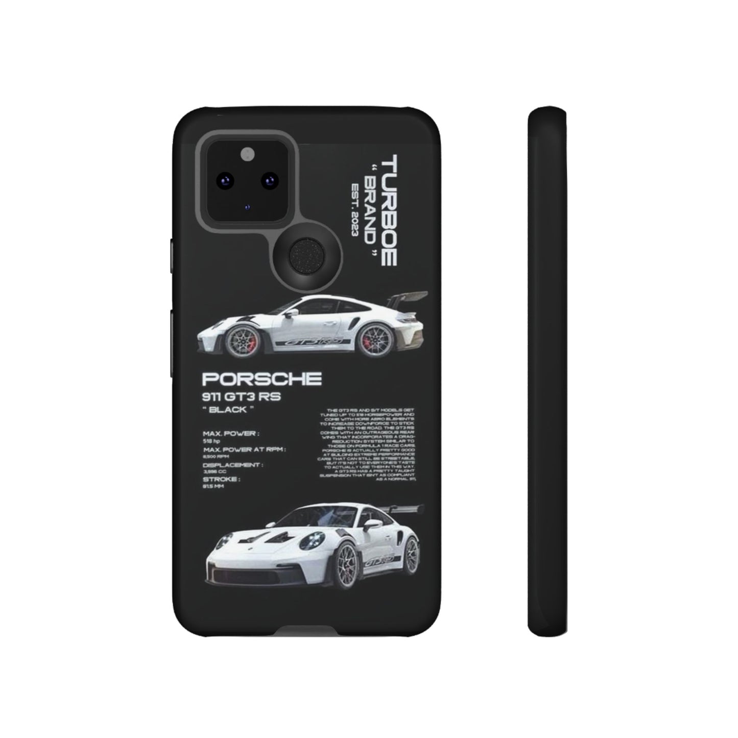 Porsche Phone Case, Tough Car Case, Automotive Gift, Racing Enthusiast Accessory, Stylish Smartphone Protection
