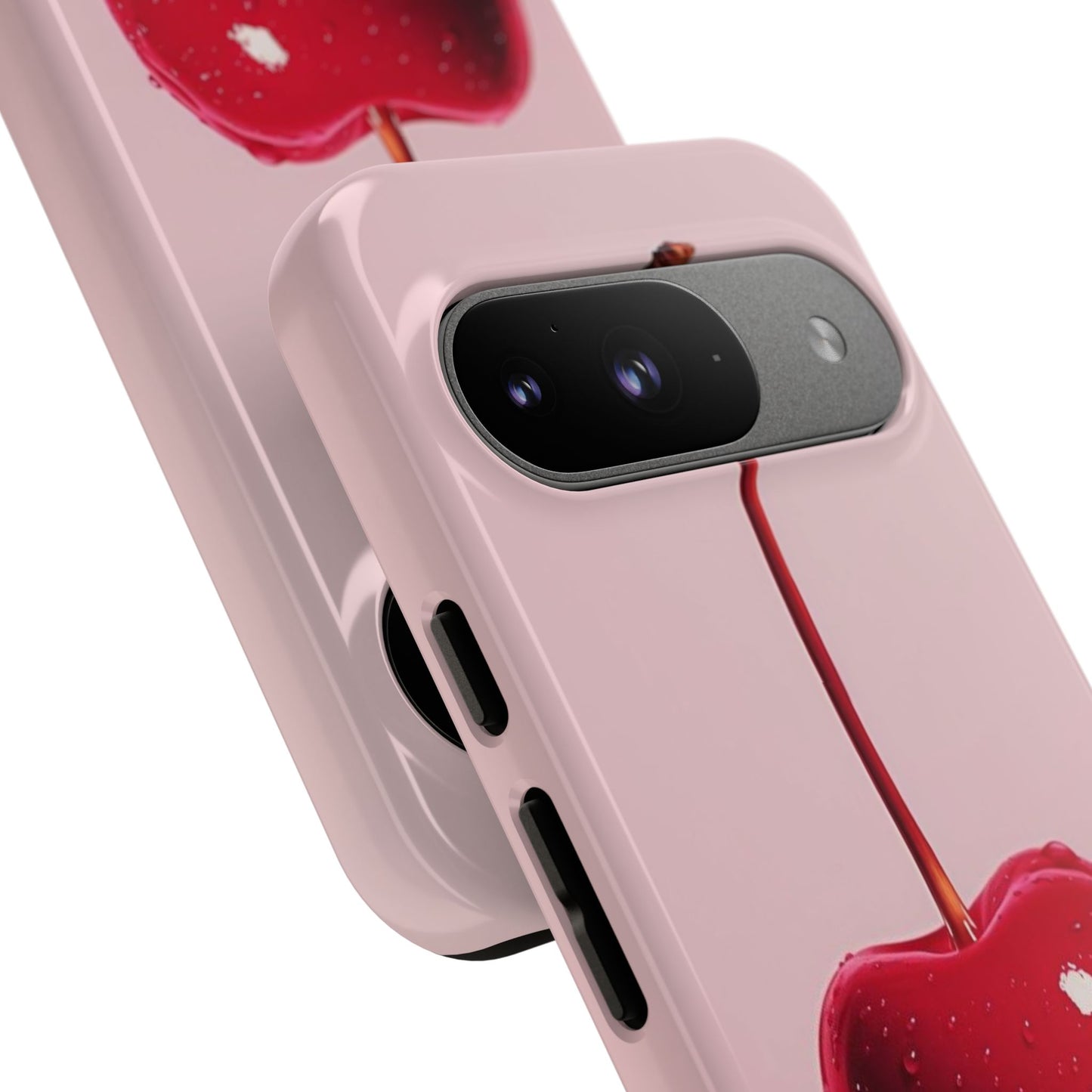 Cherry Drip Phone Case, Tough Phone Cover, Cute Cherry Accessory, Trendy Mobile Case, Kawaii Phone Case, Gift for Her