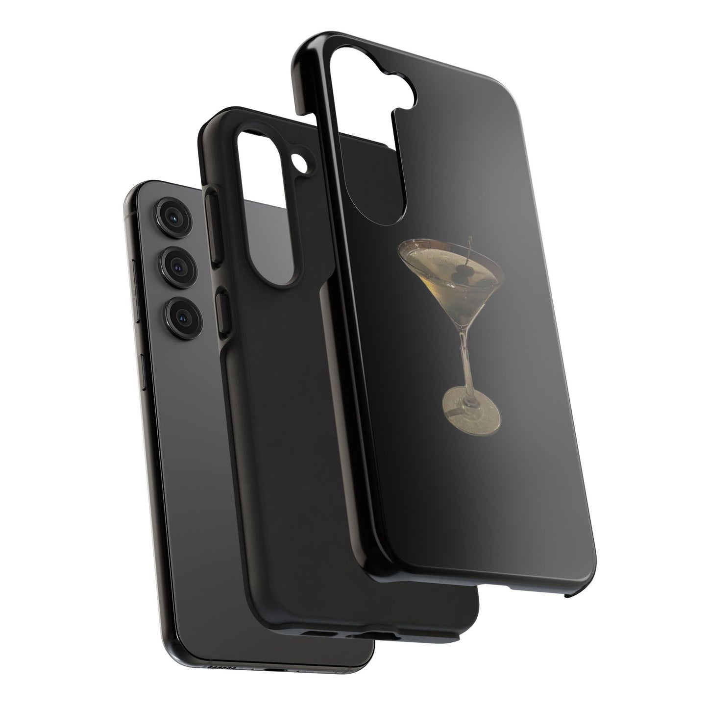 Stylish Martini Tough Phone Case - Perfect for Cocktail Lovers