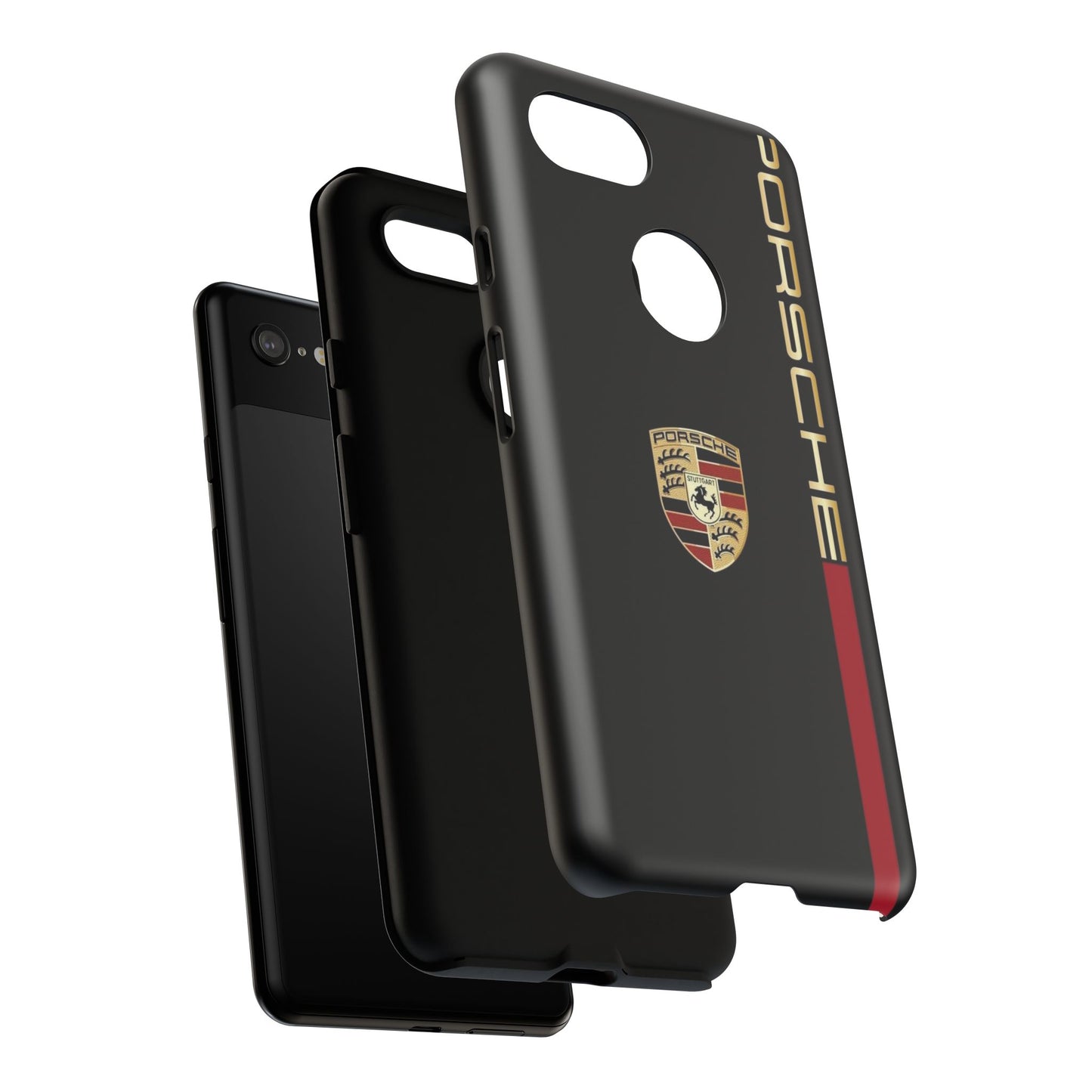 Porsche Tough Phone Case, Durable Car Lover Accessory, Protective Cover, Gift for Auto Enthusiasts, Racing Themed Phone Accessory