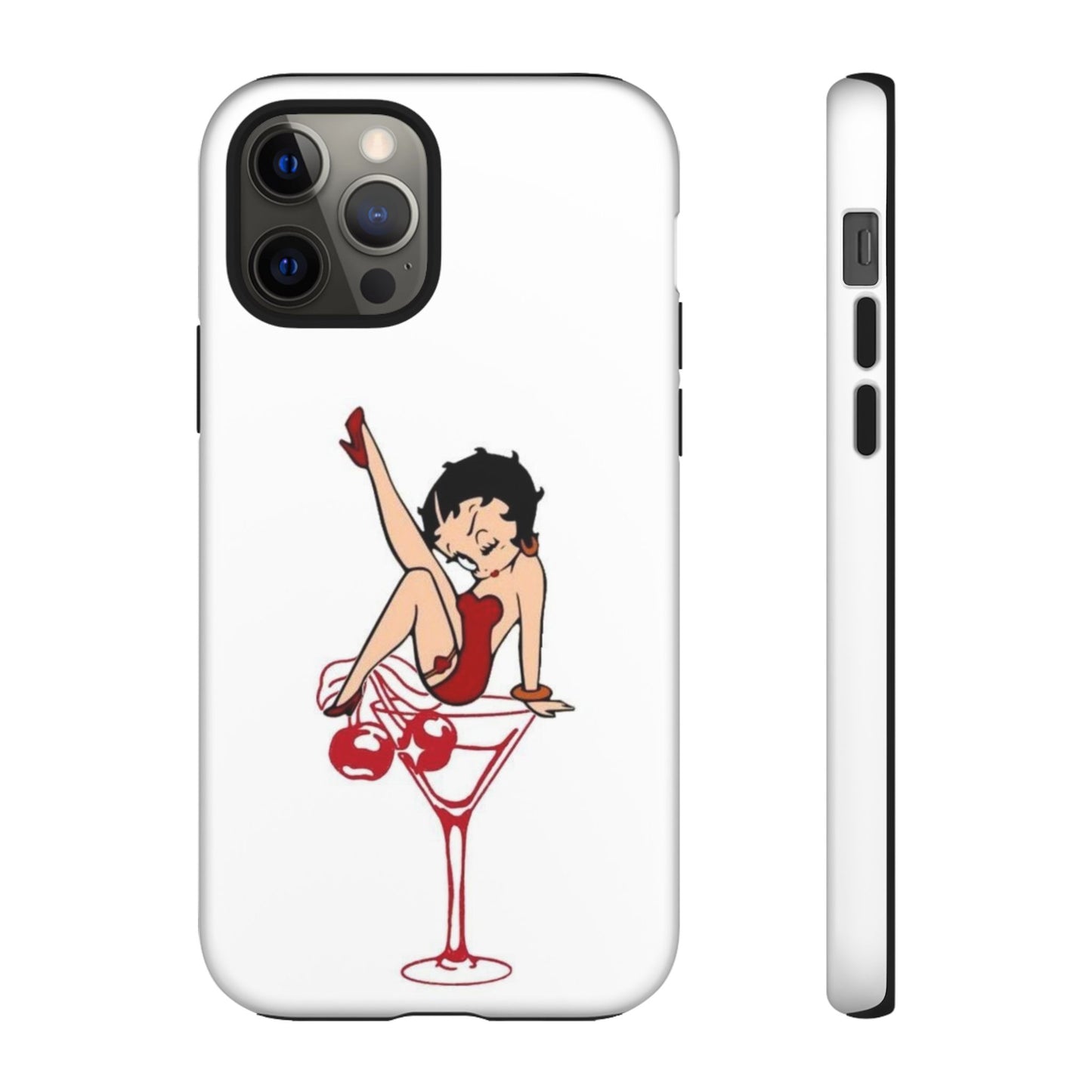 Betty Boop Martini Phone Case - Stylish Tough Cases for Fun Lovers