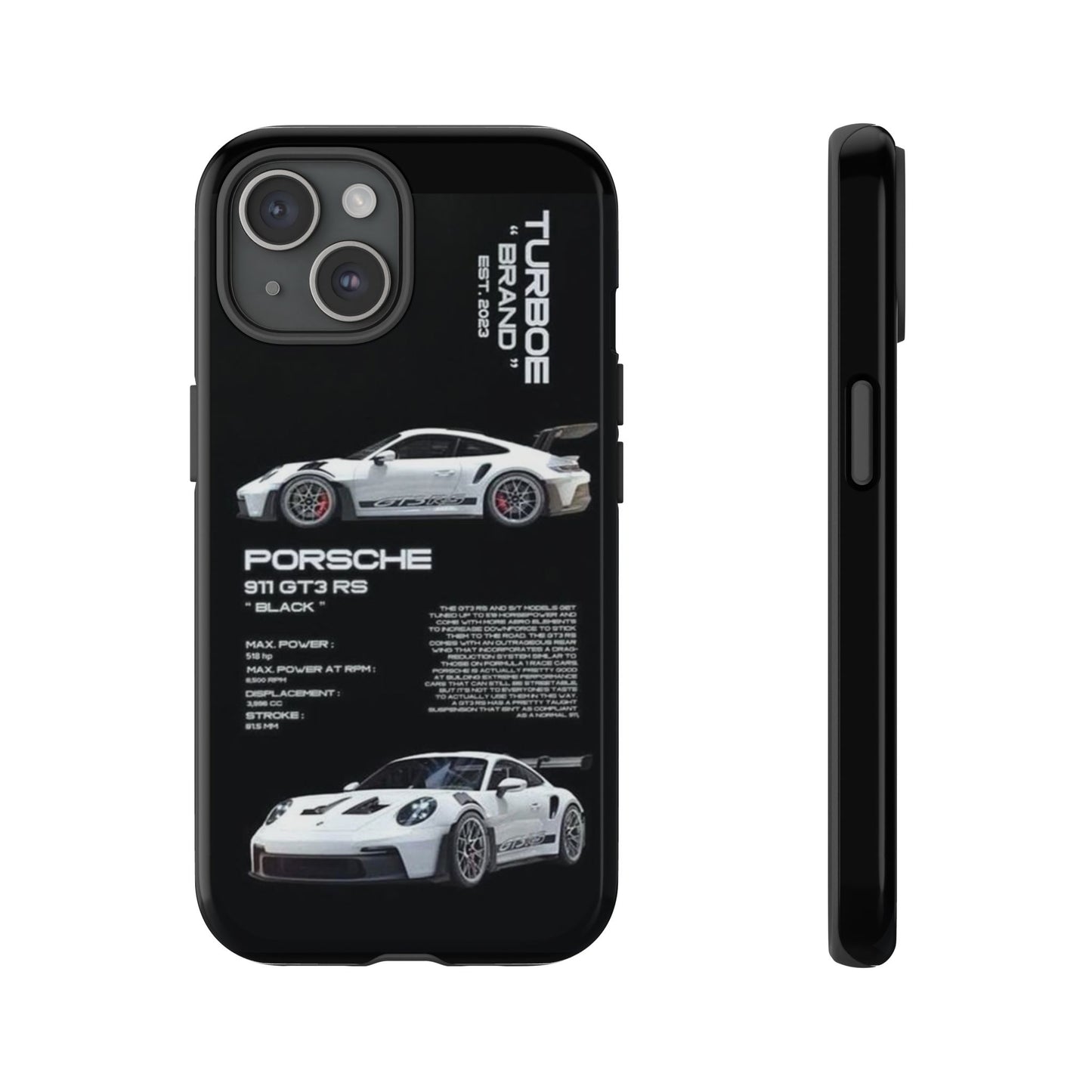 Porsche Phone Case, Tough Car Case, Automotive Gift, Racing Enthusiast Accessory, Stylish Smartphone Protection