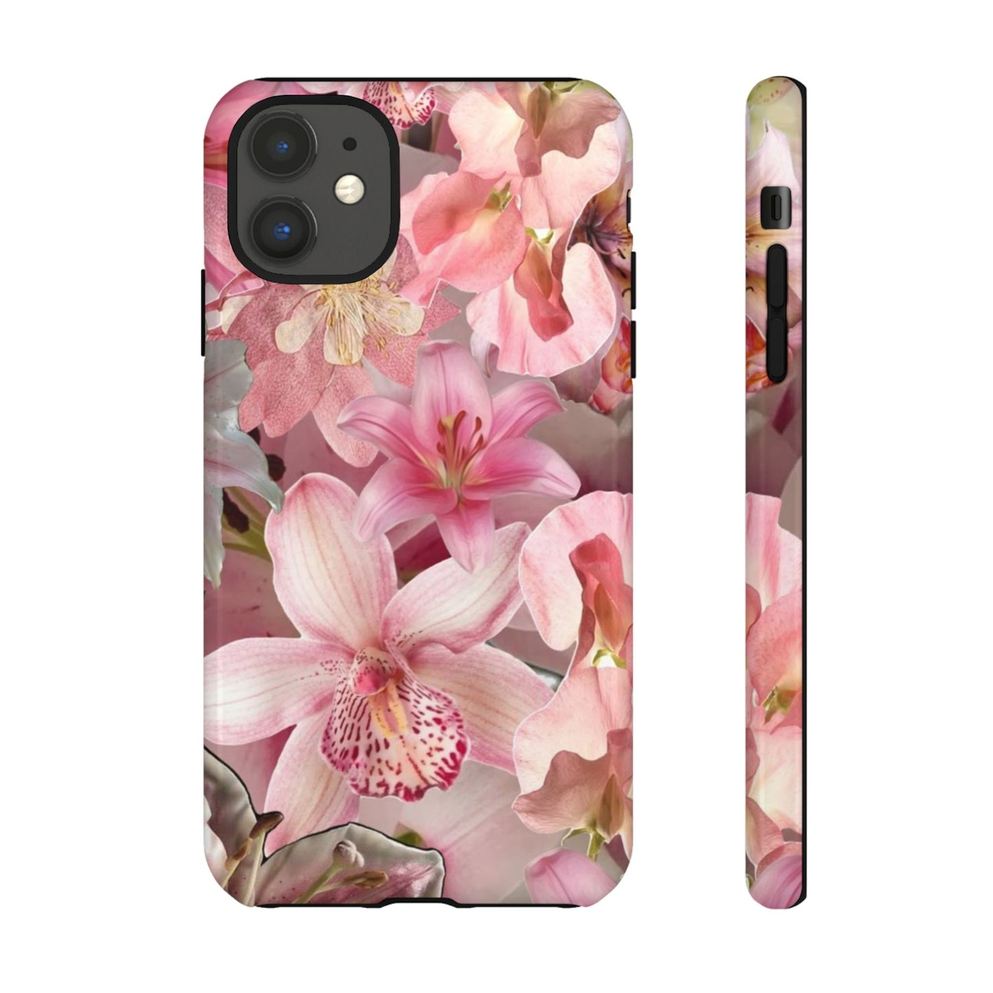 Phone Case - Matte & Glossy Tough Case Lily Flowers