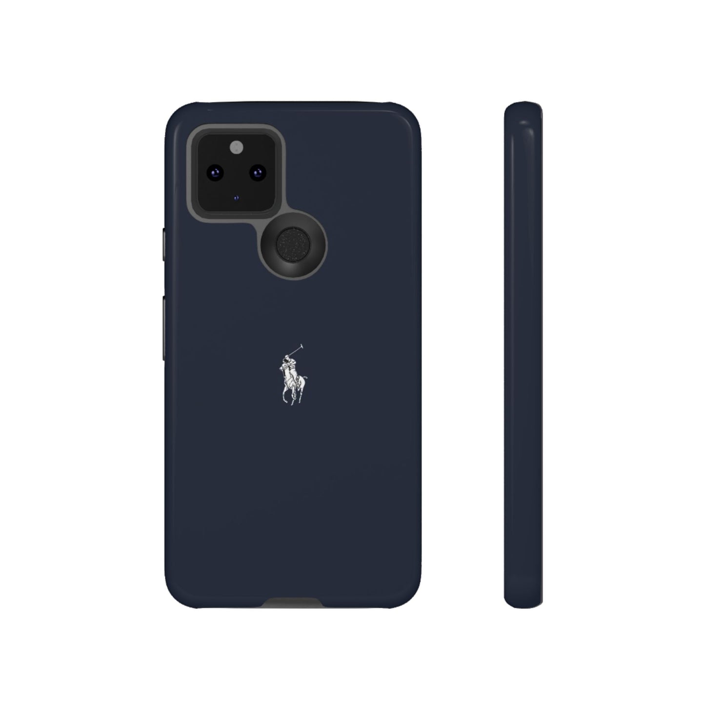 Navy Polo Logo Tough Phone Case — Slim Protective iPhone Cover