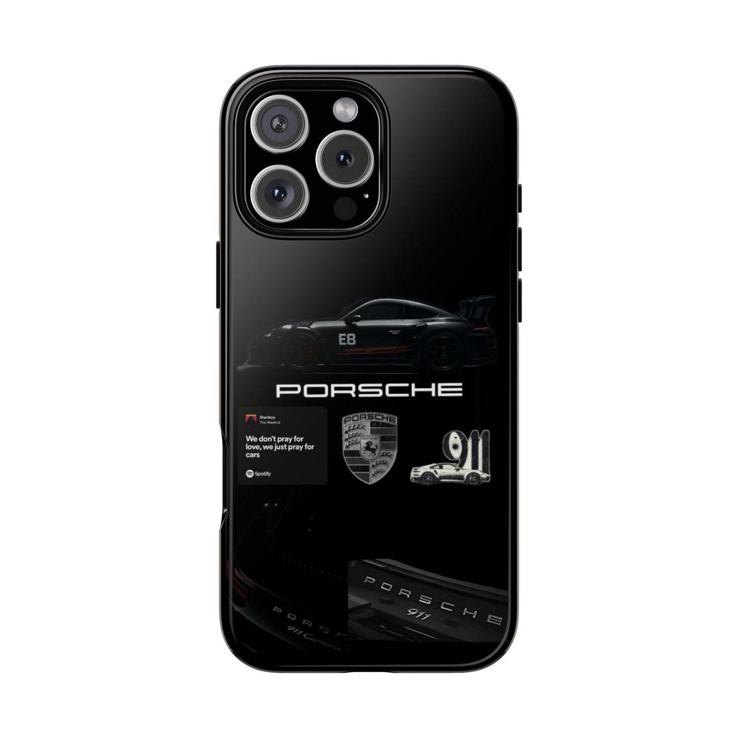 Porsche Phone Case, Tough Phone Cover, Stylish Car Accessories, Durable Smartphone Case, Gifts for Car Enthusiasts, Automotive Decor