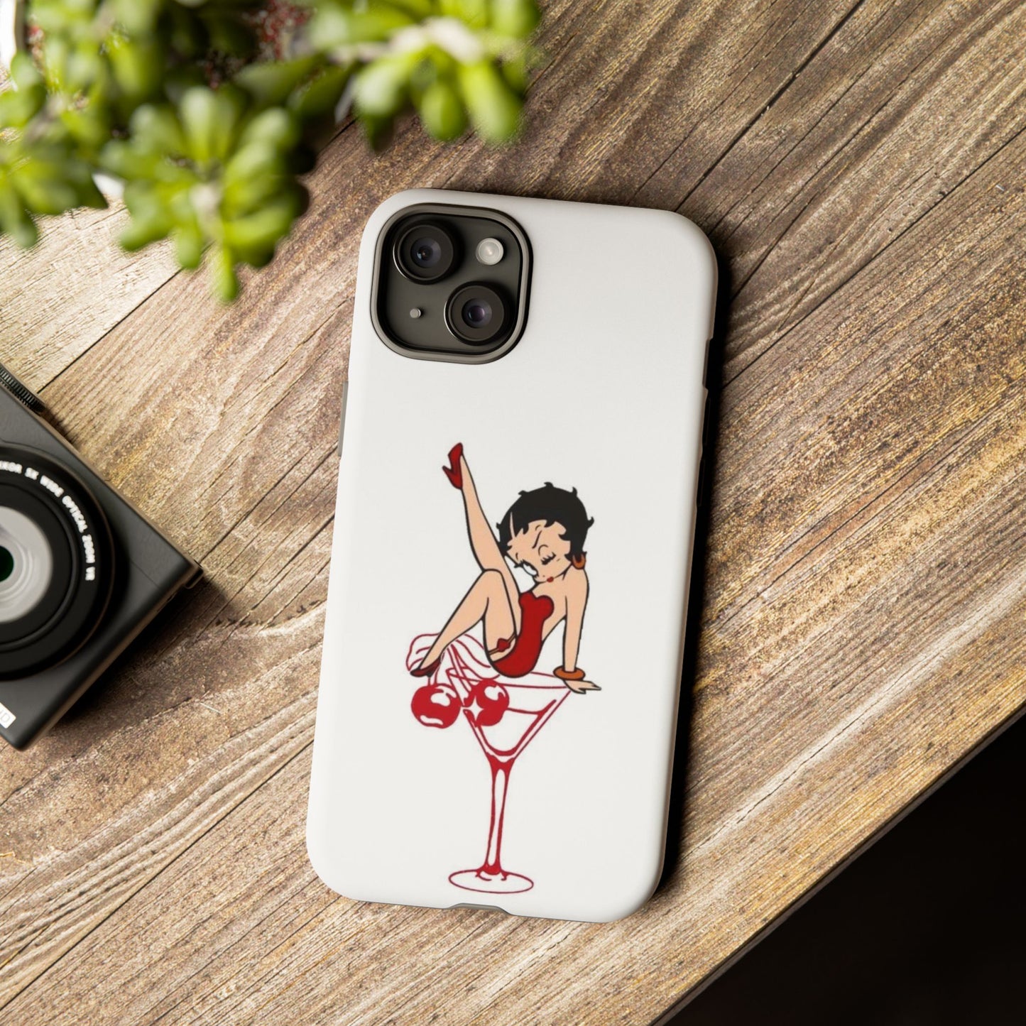 Betty Boop Martini Phone Case - Stylish Tough Cases for Fun Lovers