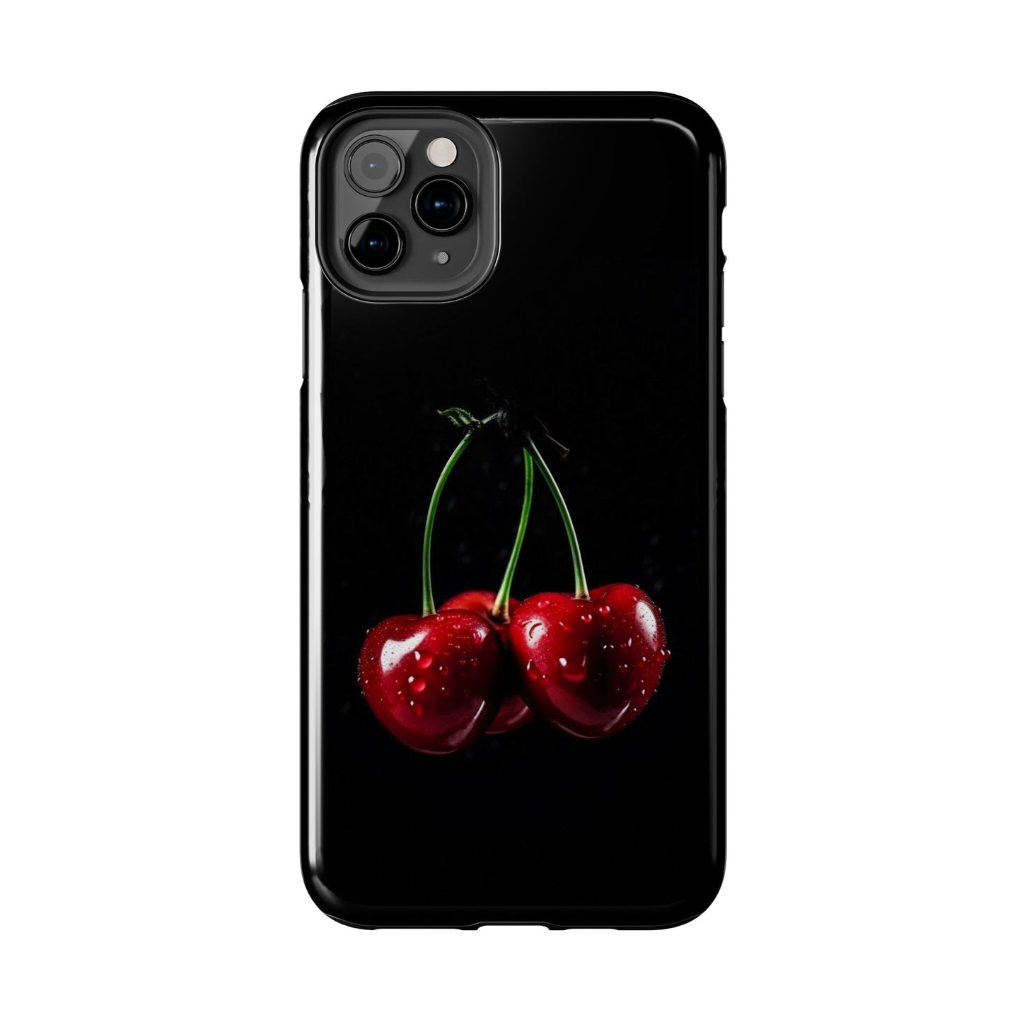 Cherry Splash Tough Phone Case - Durable, Stylish Protection