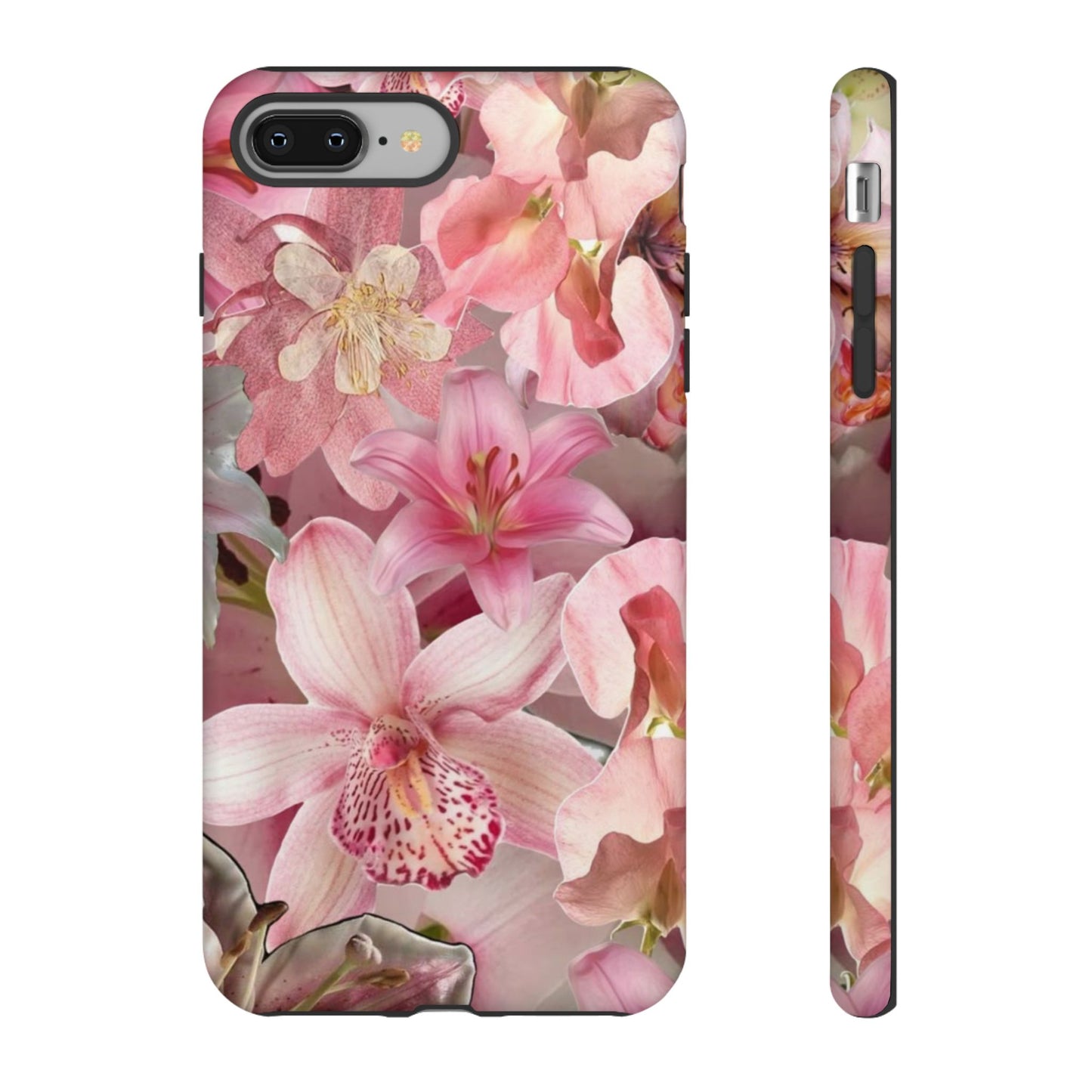 Phone Case - Matte & Glossy Tough Case Lily Flowers